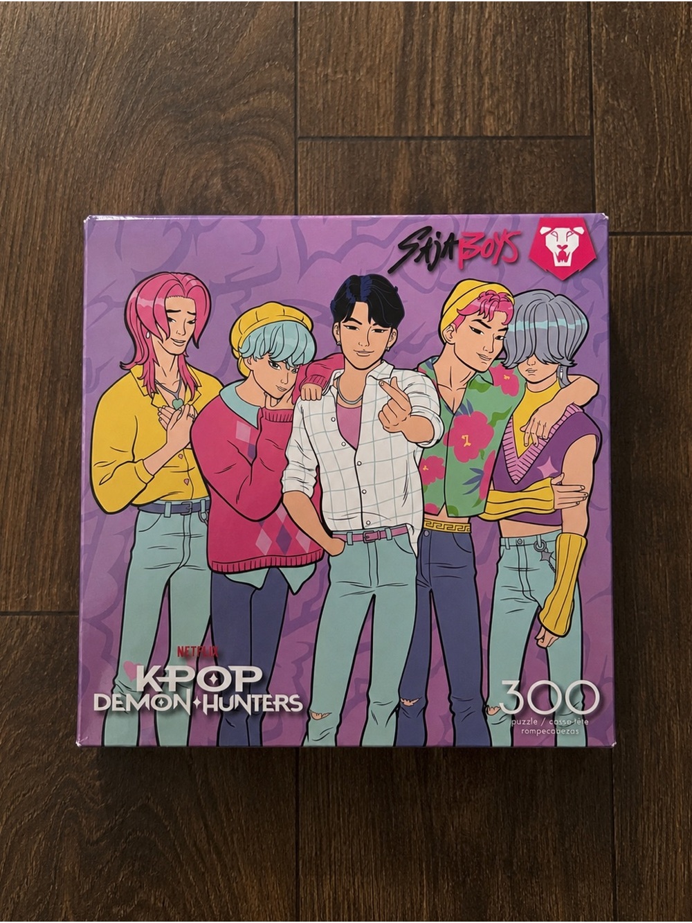K-Pop Demon Hunters 300-Piece Puzzle - Purple Artwork